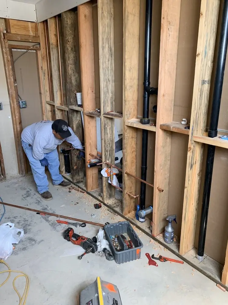 Commercial rough-in plumbing for Water Heater Replacement in Knollwood